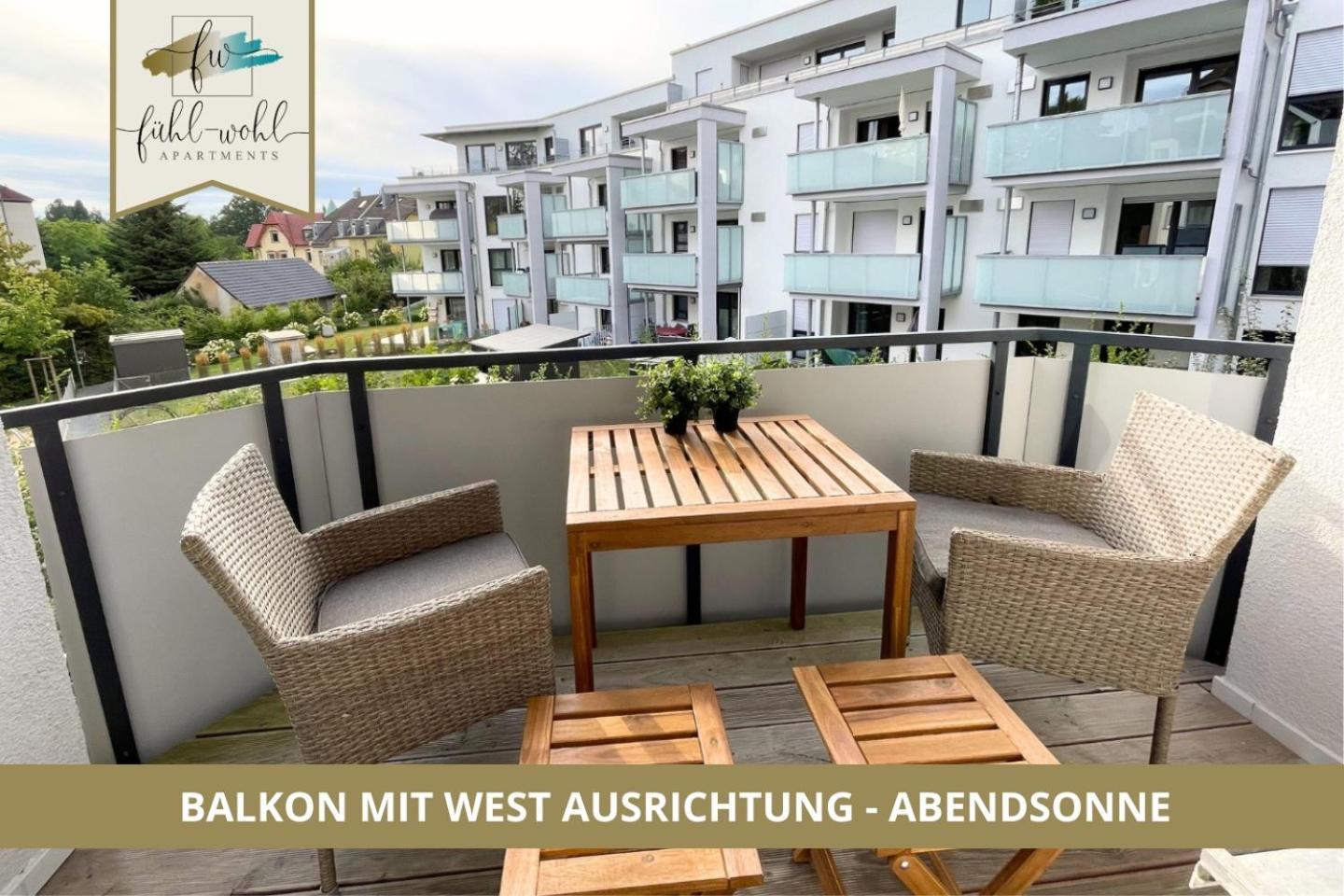 Semper Suite No1 - 2Zi Fewo 1-4 Pers, Balkon, Parkplatz, Hofgartennaehe Bayreuth Exteriör bild