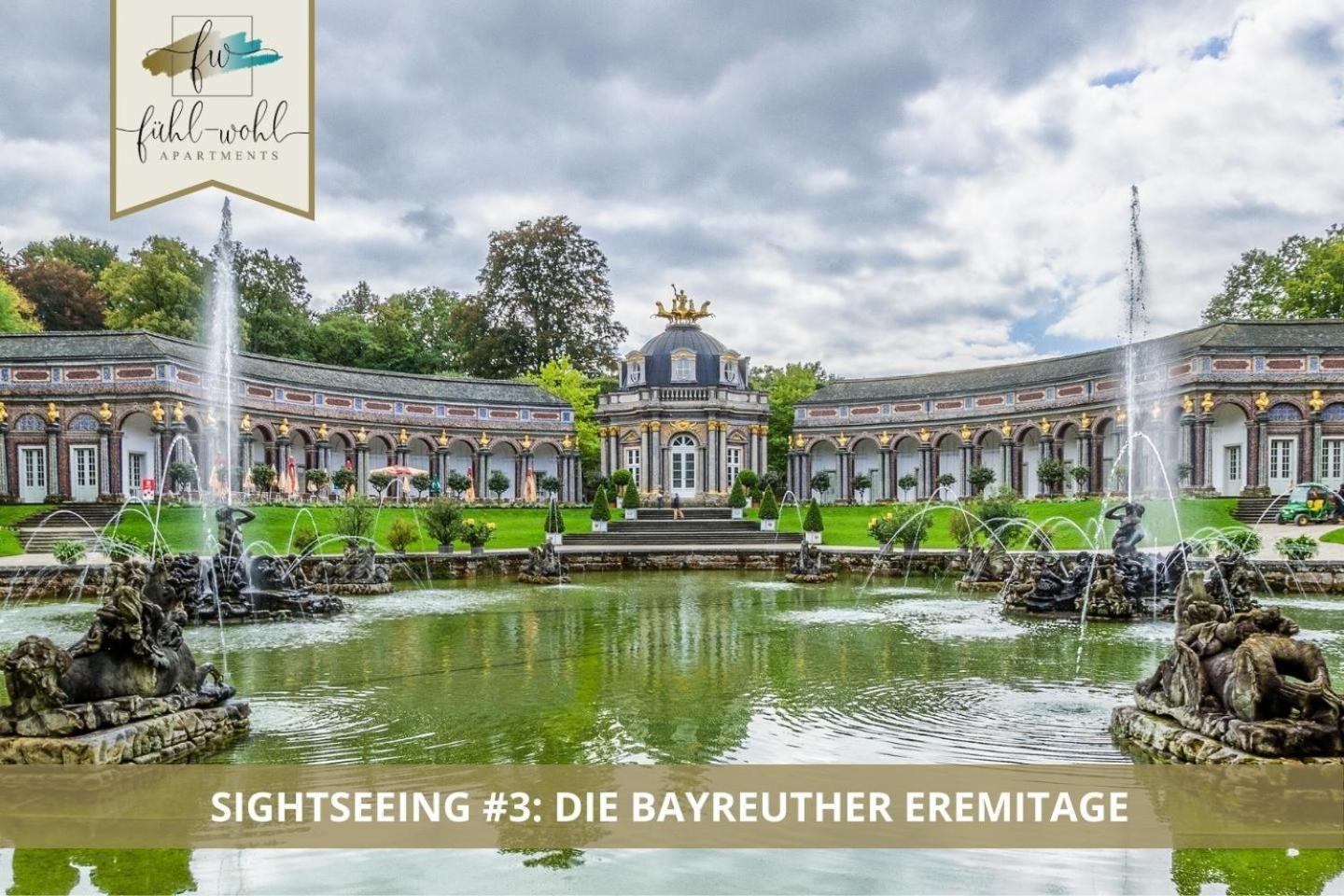 Semper Suite No1 - 2Zi Fewo 1-4 Pers, Balkon, Parkplatz, Hofgartennaehe Bayreuth Exteriör bild